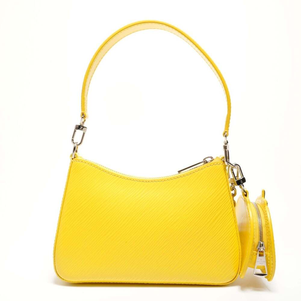 Louis Vuitton Epi Leather Yayoi Kusama Malellini Shoulder Bag in Yellow - Picture 3 of 15
